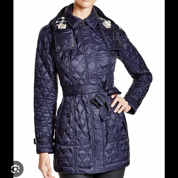 Burberry Baughton Quilted Navy Jacket - Picture 3 of 13